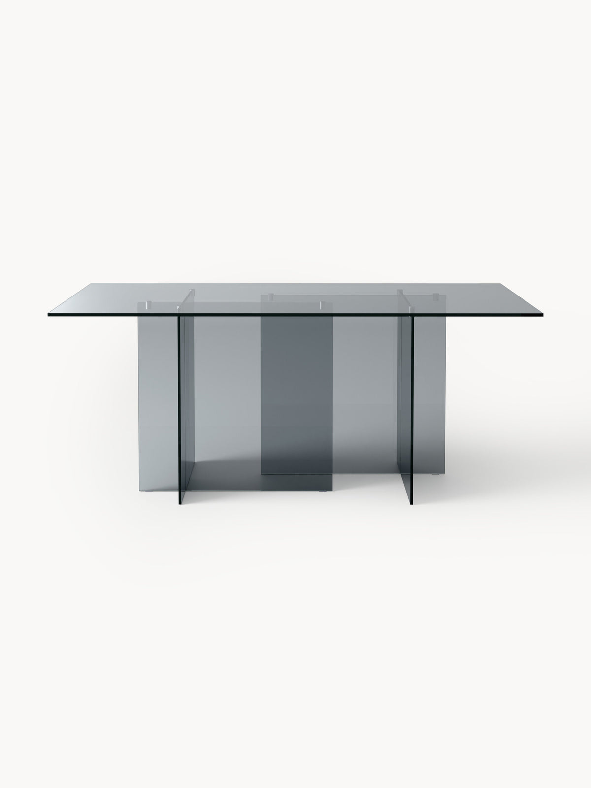 Anoursa Glass Dining Table, 180 x 90 cm