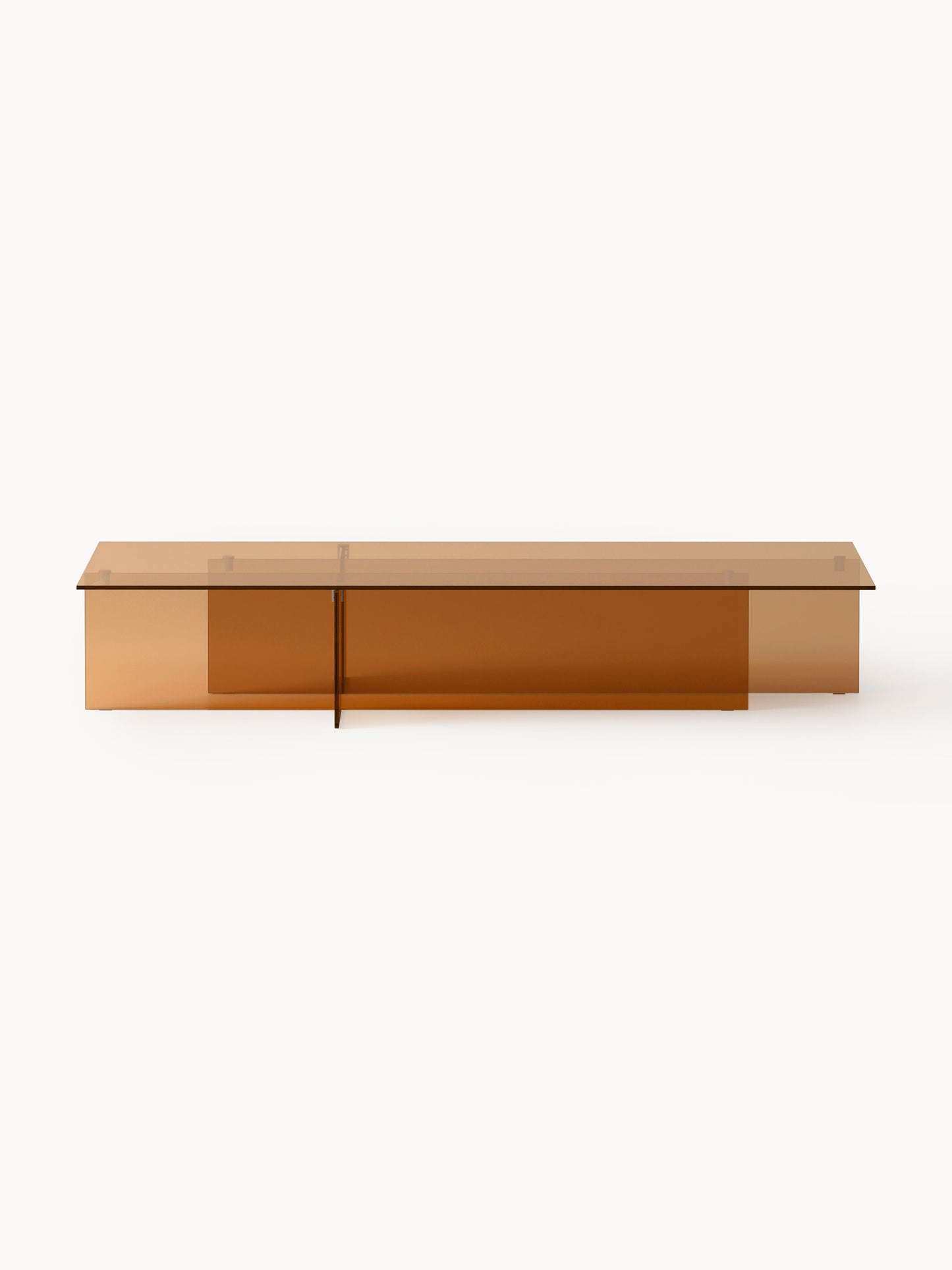 Anoursa Large Glass Coffee Table, W 160 cm