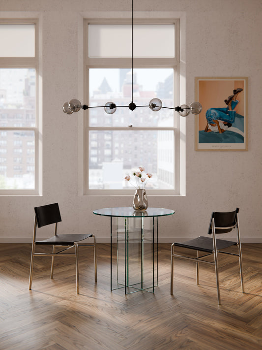 Anoursa Round Glass Dining Table, in Various Sizes