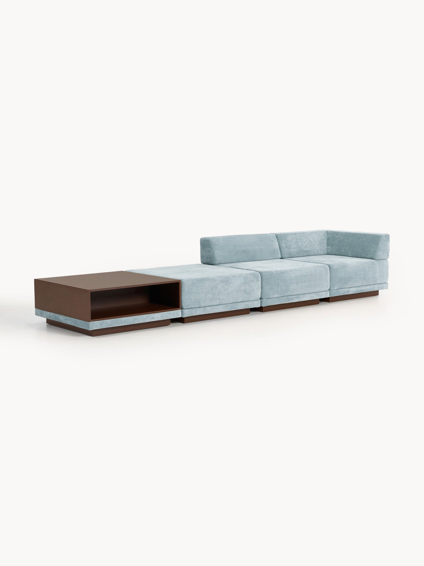 Colriva Modular Sofa (4-Seater) with Coffee Table & Ottoman