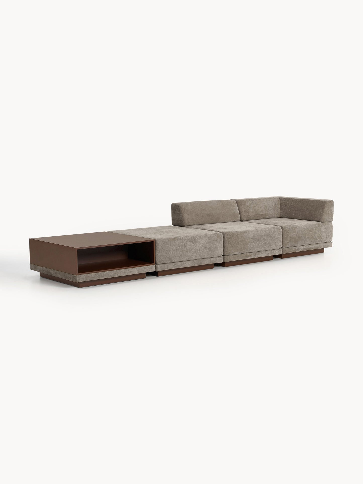 Colriva Modular Sofa (4-Seater) with Coffee Table & Ottoman