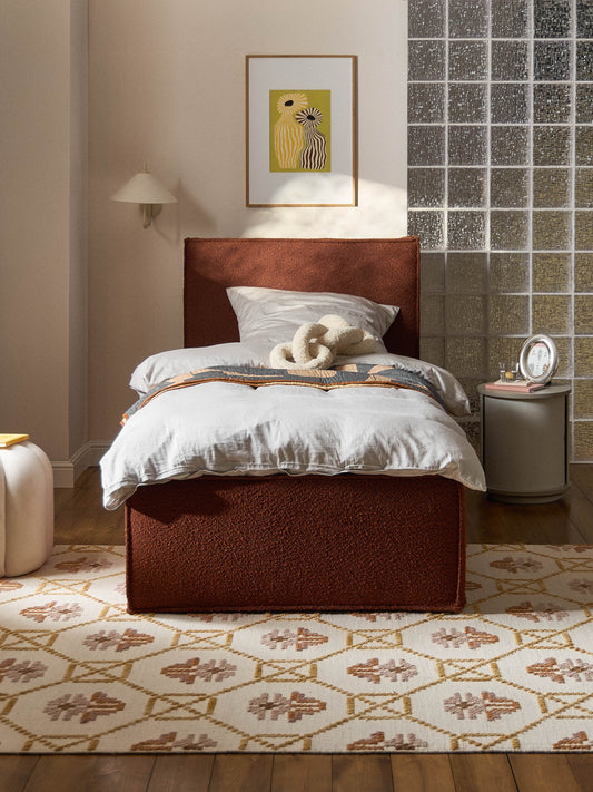 Drescano Bouclé Single Bed