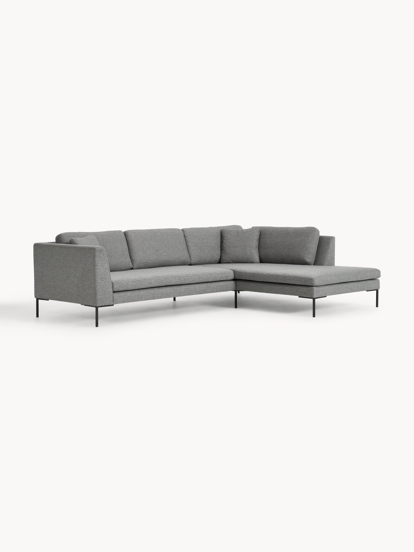 Emravia Corner Sofa with Metal Legs