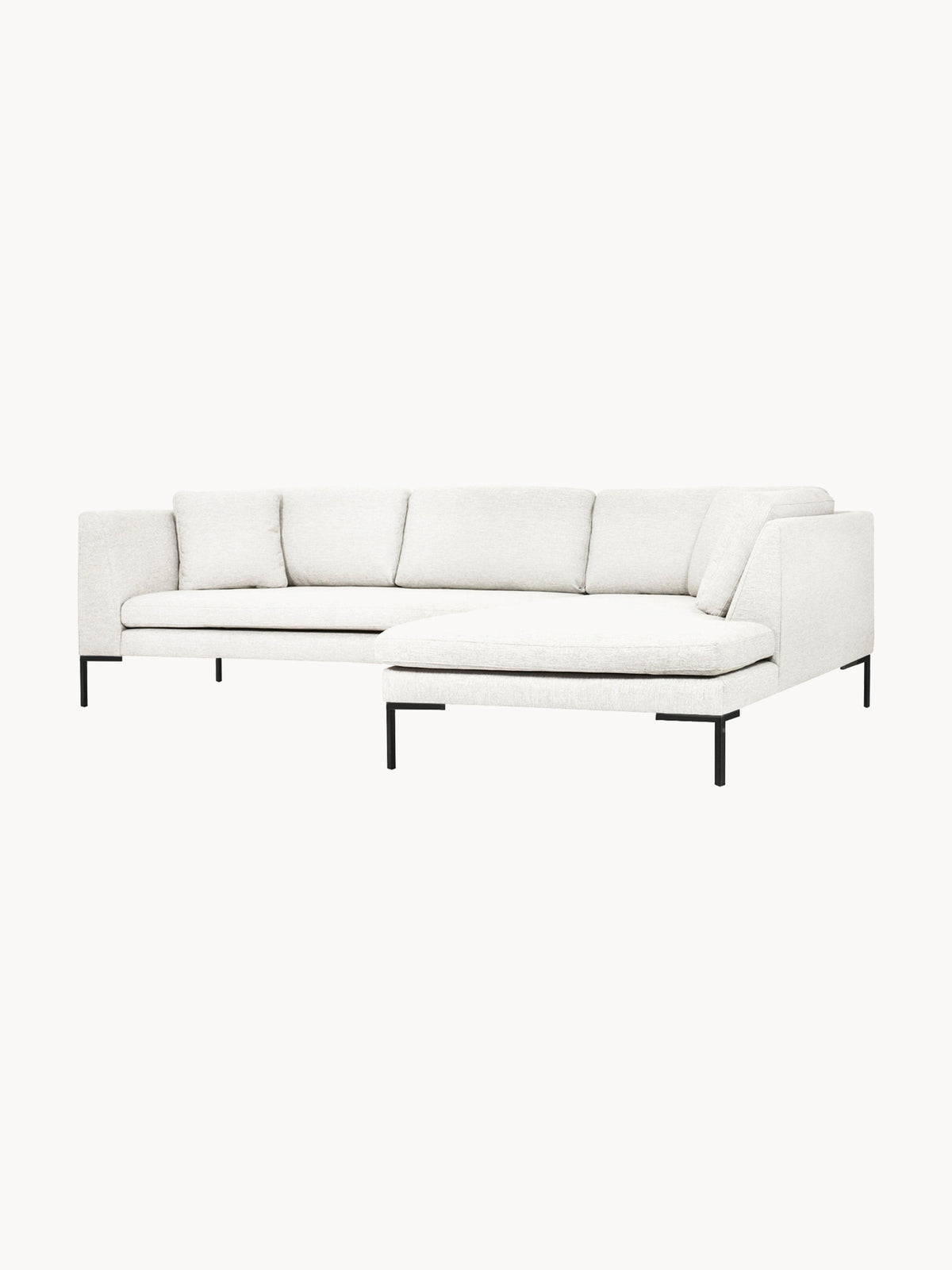 Emravia Corner Sofa with Metal Legs