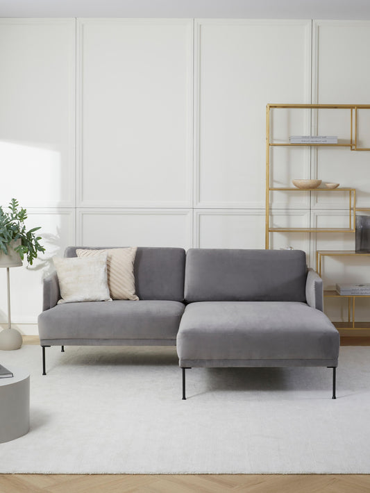 Flurenza Small Corner Sofa in Velvet