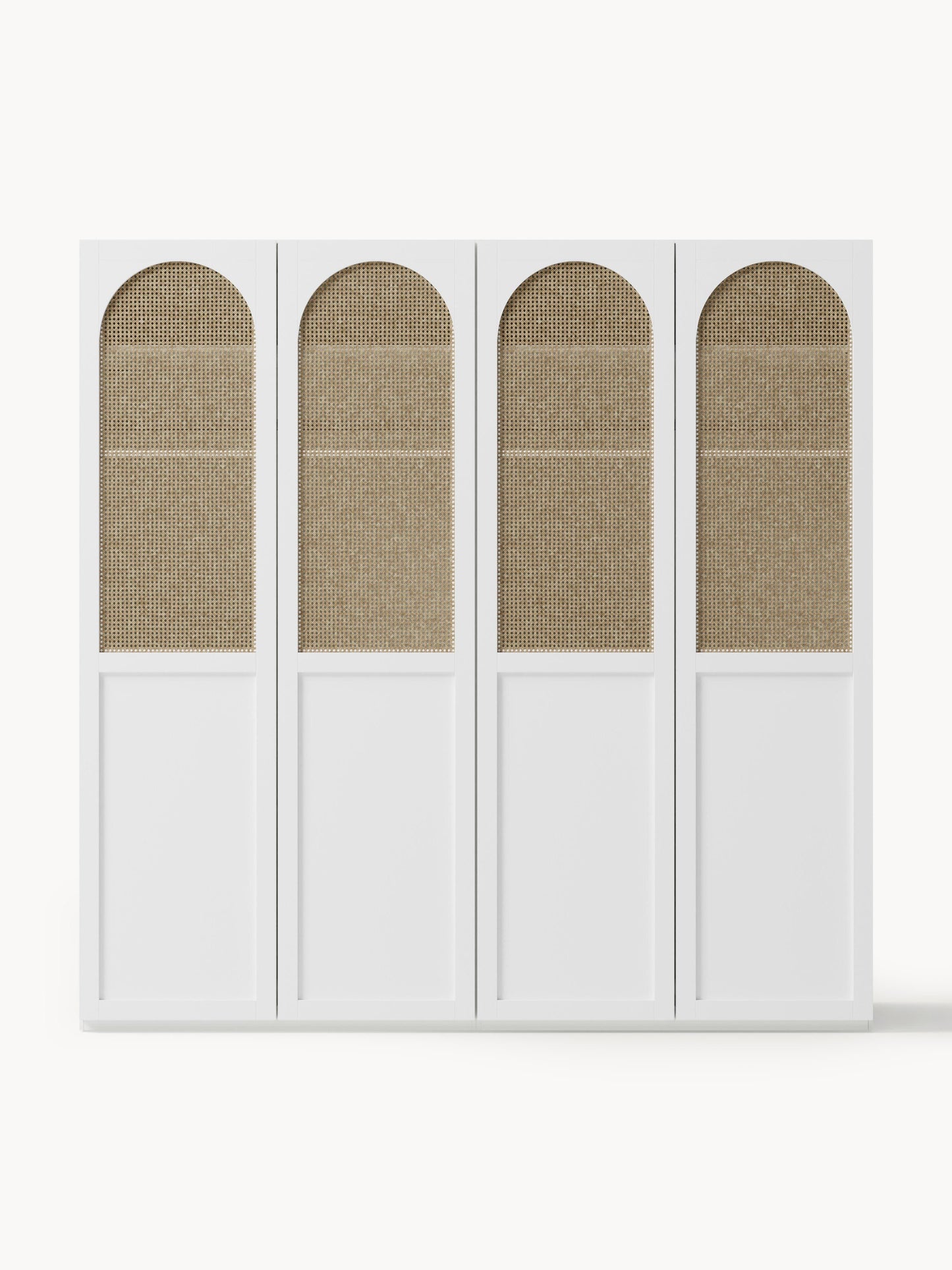 Jenvella Modular Hinged-Door Wardrobe, 200 cm Wide, in Various Sizes