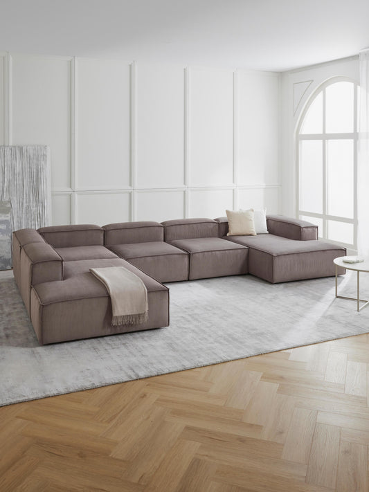 Lenzano Corduroy Ottoman Corner Module