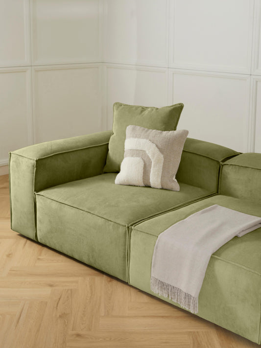 Lenzano Corner Module in Corduroy