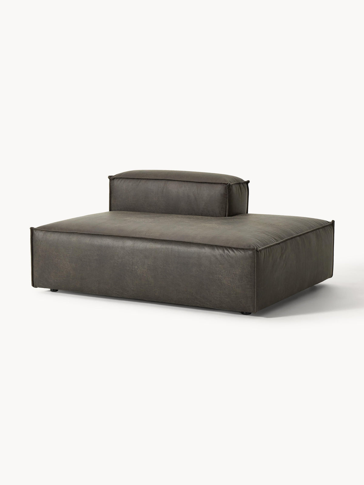 Lenzano Leather Ottoman Module