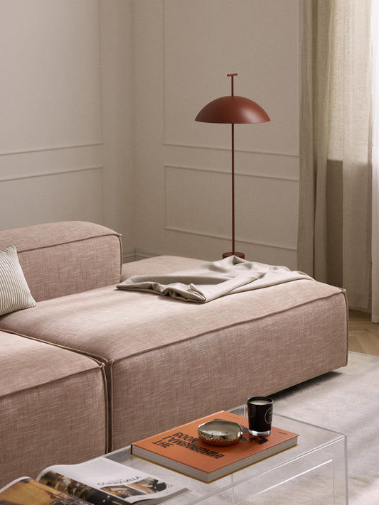 Lenzano Linen Blend Ottoman Module