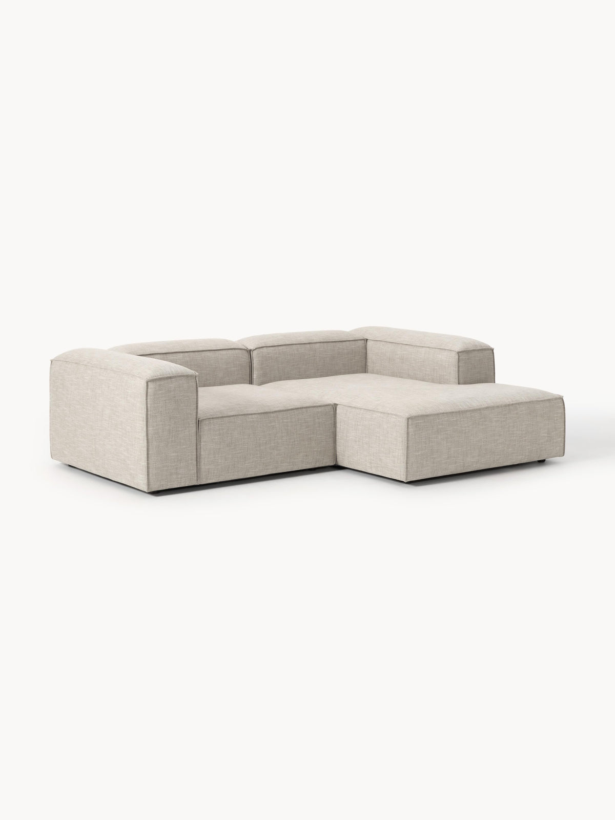 Lenzano Modular Corner Sofa (2-Seater) in Linen Blend