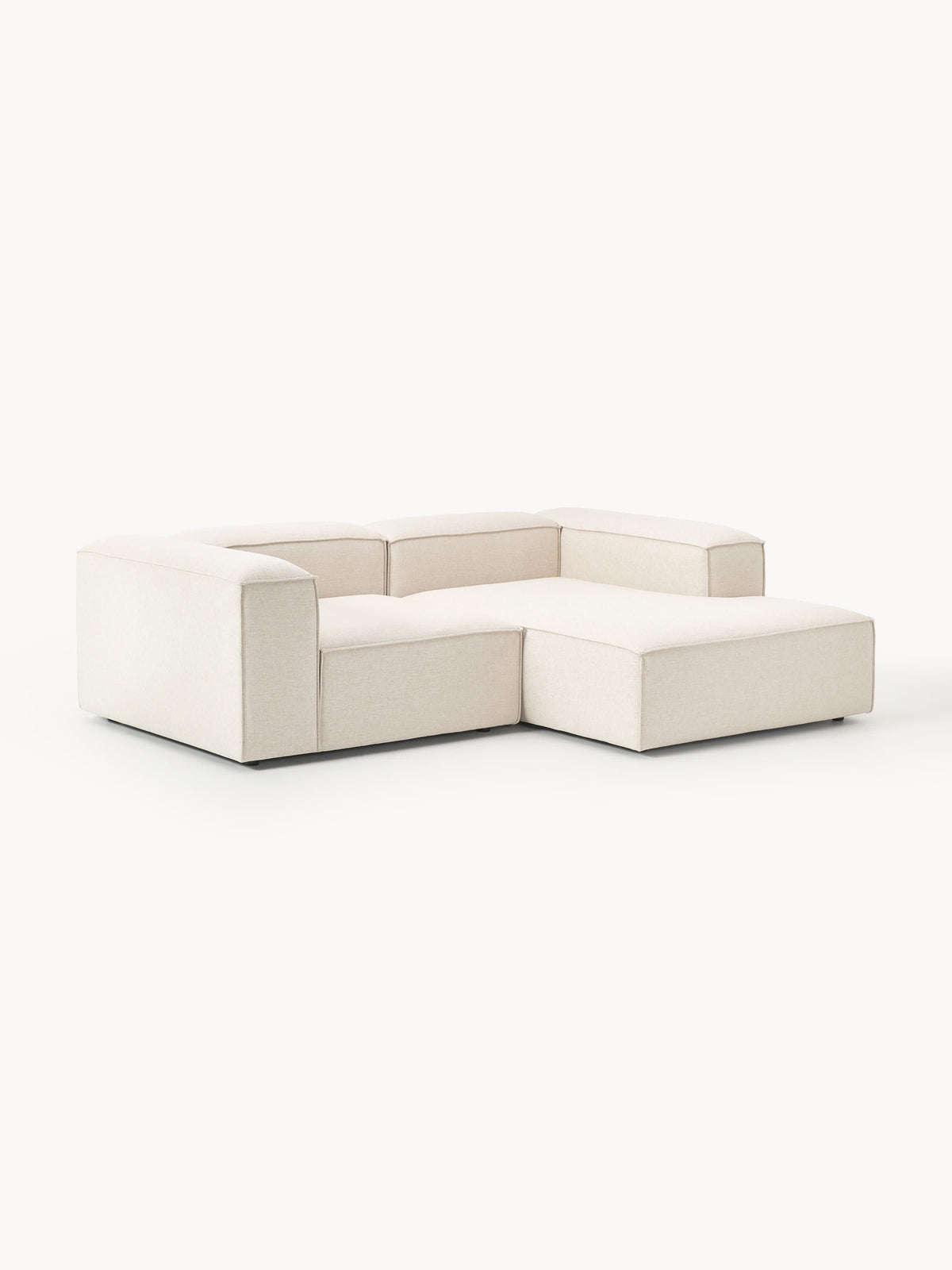 Lenzano Modular Corner Sofa (2-Seater) in Linen Blend