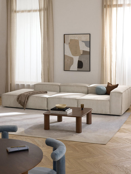 Lenzano Modular XL Corduroy Ottoman