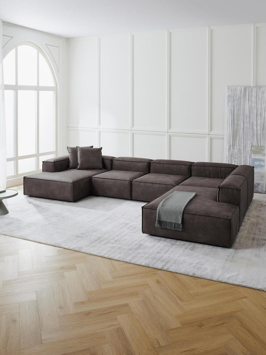 Lenzano Modular XL Leather Sofa