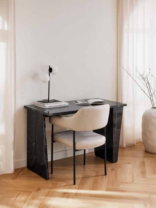 Liambro Marble-Look Desk