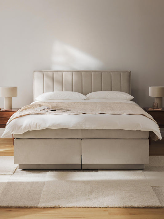 Livbella Box Spring Bed with Storage