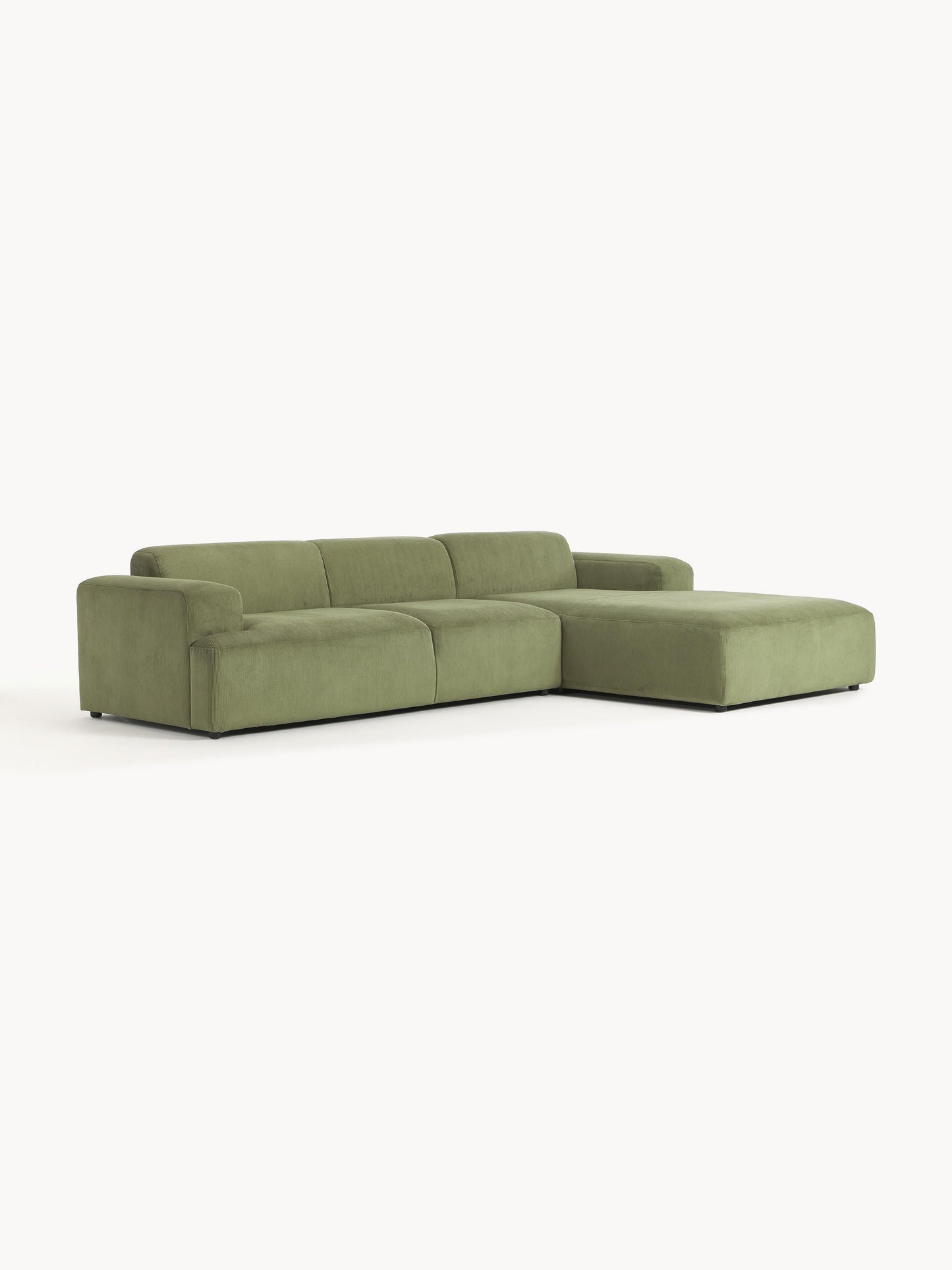 Melriva 4-Seater Corner Sofa in Corduroy
