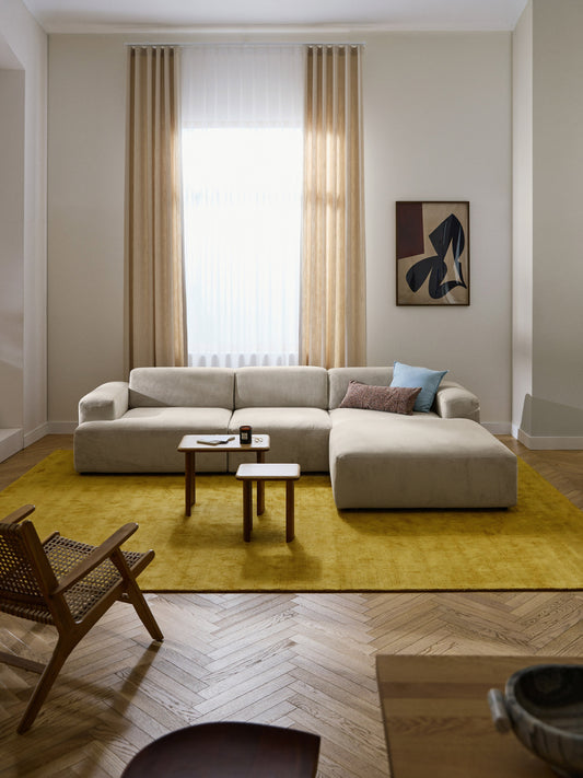 Melriva 4-Seater Corner Sofa in Corduroy