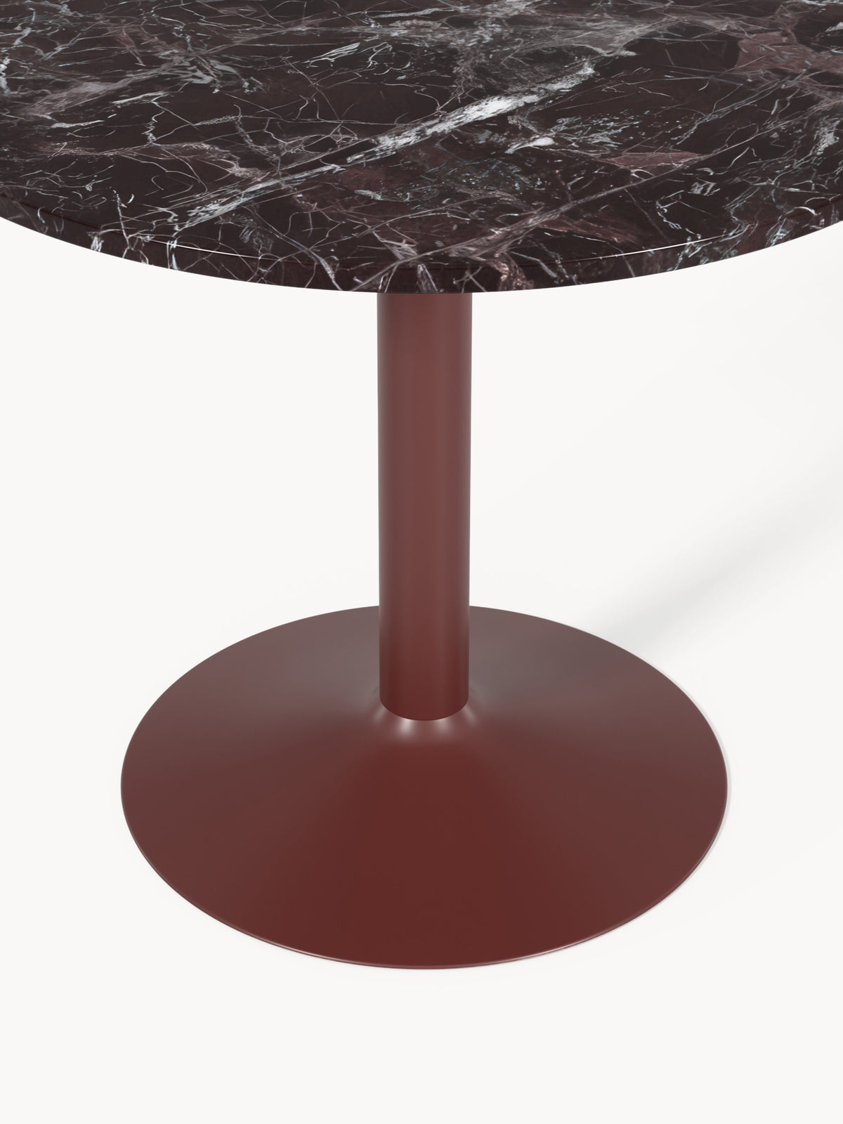 Milvetta Round Marble Dining Table, Ø 90 cm