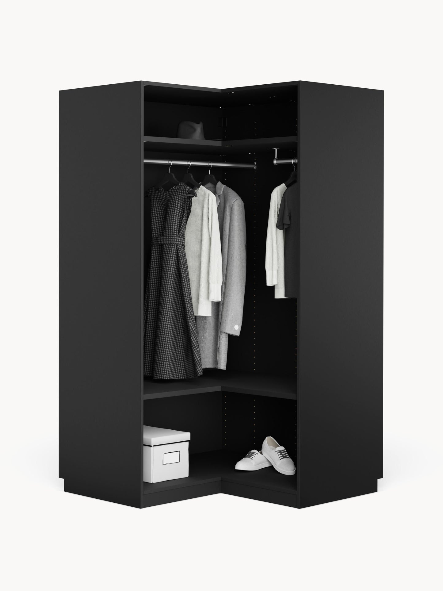 Simrenza Modular Corner Wardrobe, 115 cm Wide