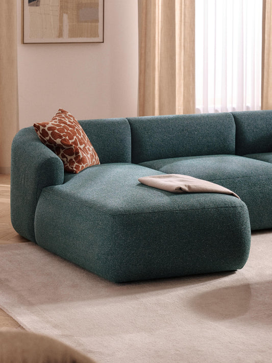 Sofvella Bouclé Chaise Corner Module