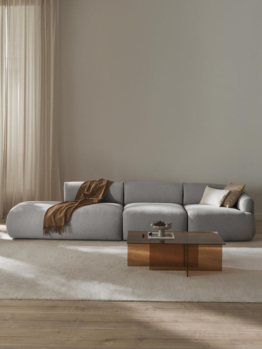Sofvella Modular Bouclé Chaise (2-Seater)