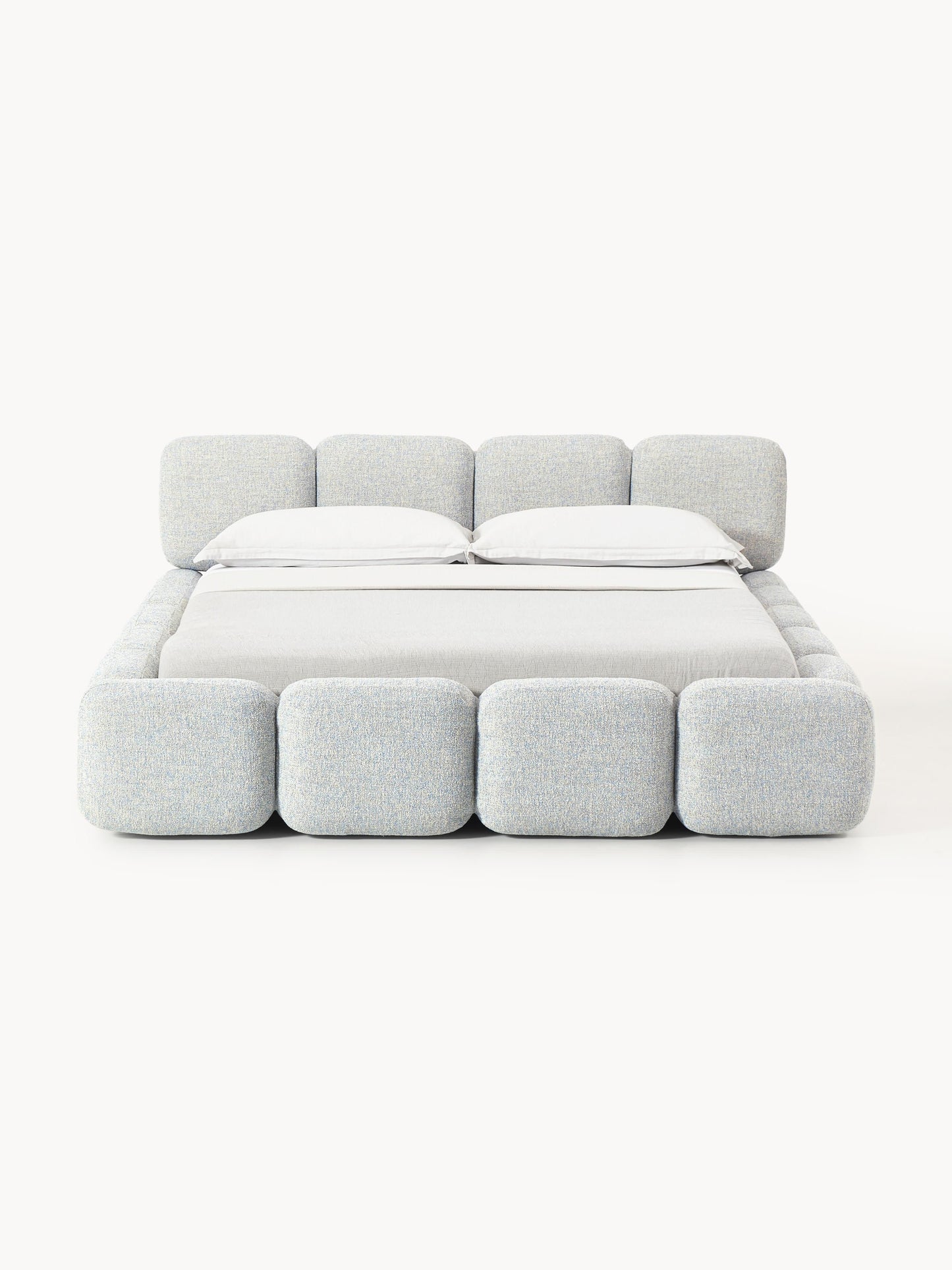 Taybria Bouclé Upholstered Bed