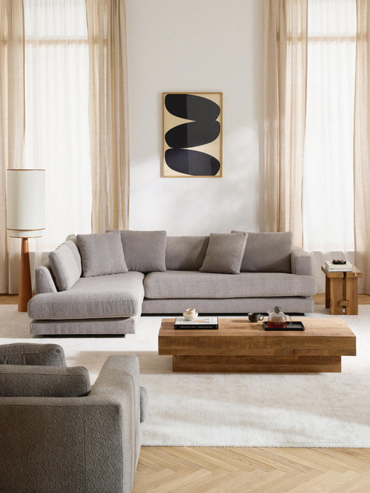 Trivano Corner Sofa in Bouclé