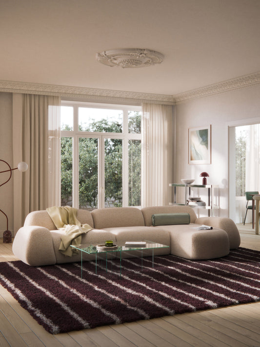 Wolstena Bouclé Chaise Corner Module