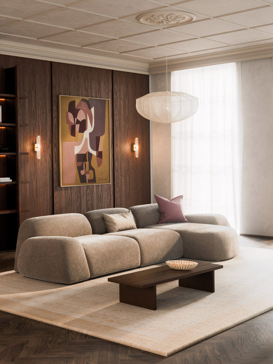Wolstena Modular Teddy Corner Sofa (4-Seater)