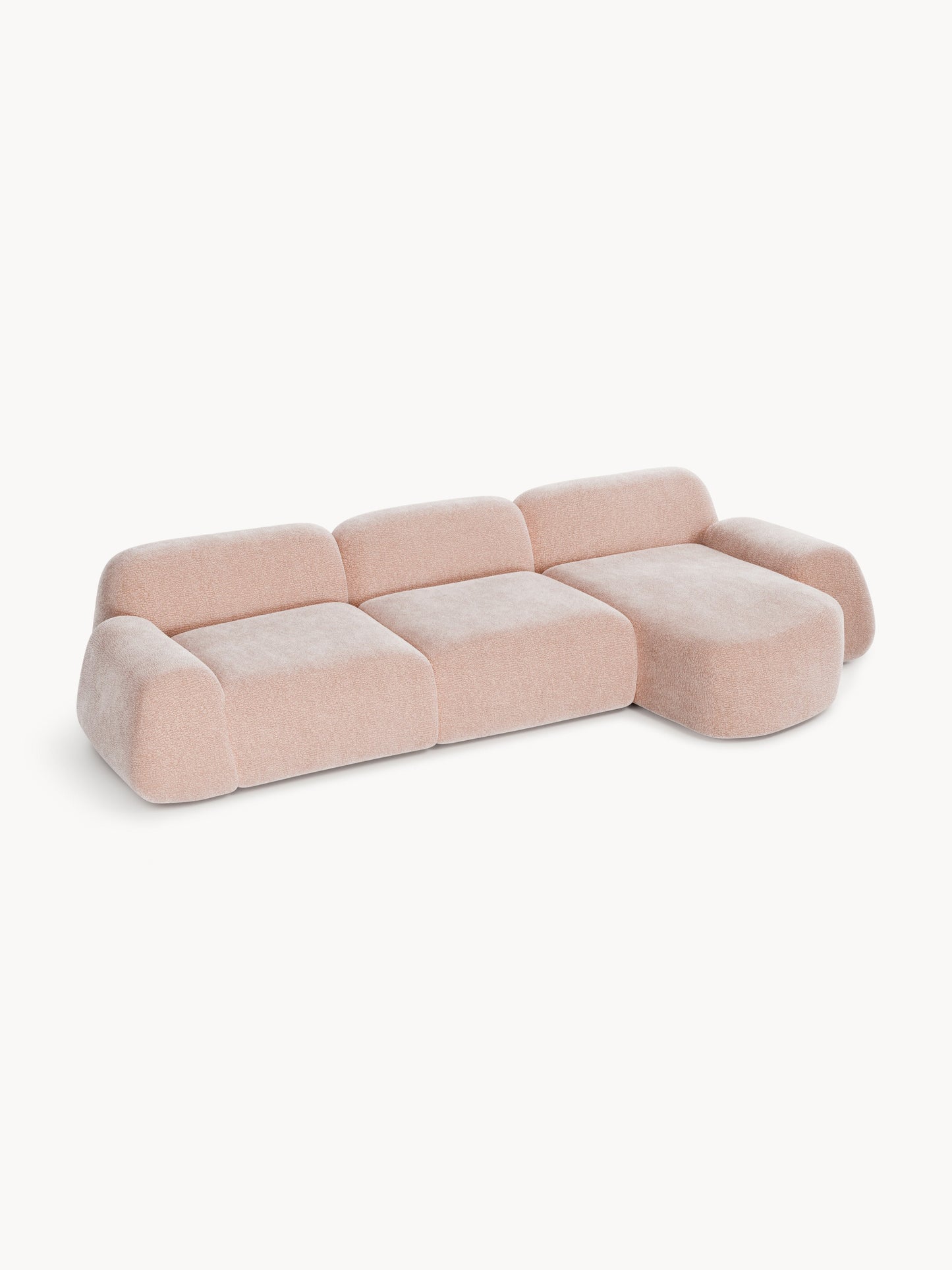 Wolstena Modular Teddy Corner Sofa (4-Seater)