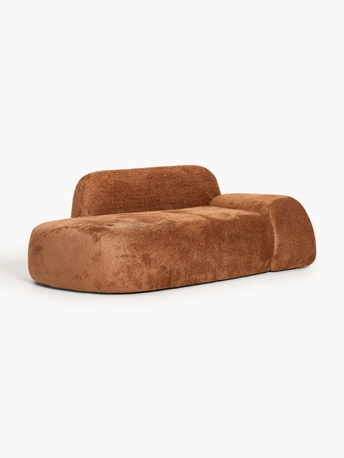Wolstena Teddy Bouclé Sofa (2-Seater) with Chaise Longue