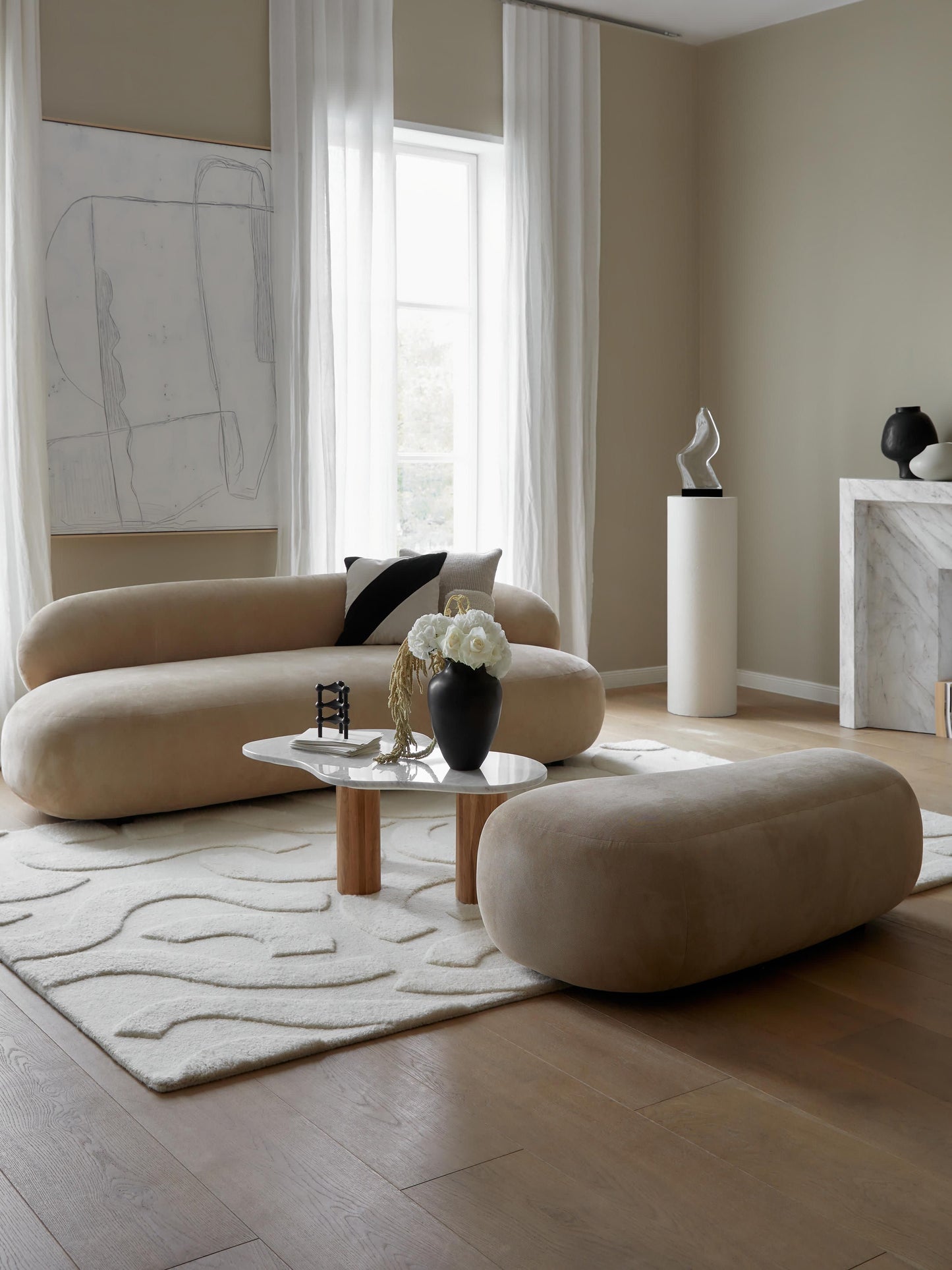 Alvira 3-Seater Sofa