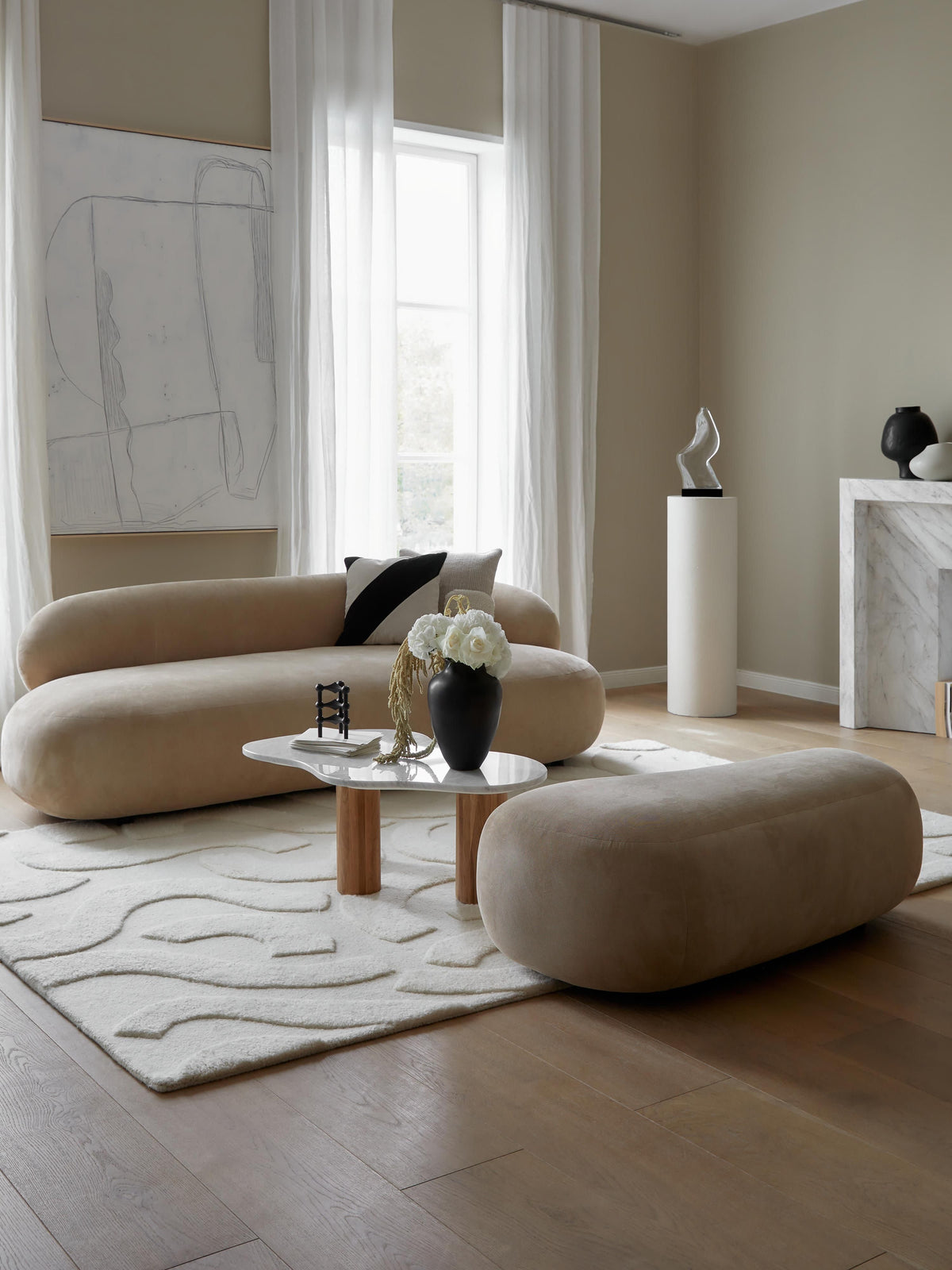 Alvira 3-Seater Sofa