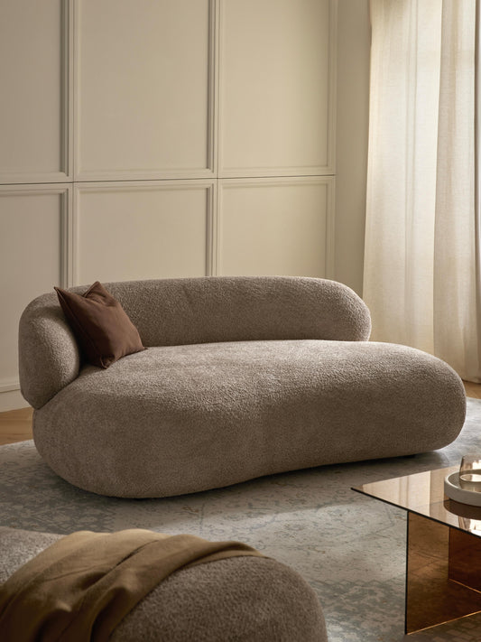 Alvira Teddy Bouclé Sofa (2-Seater)