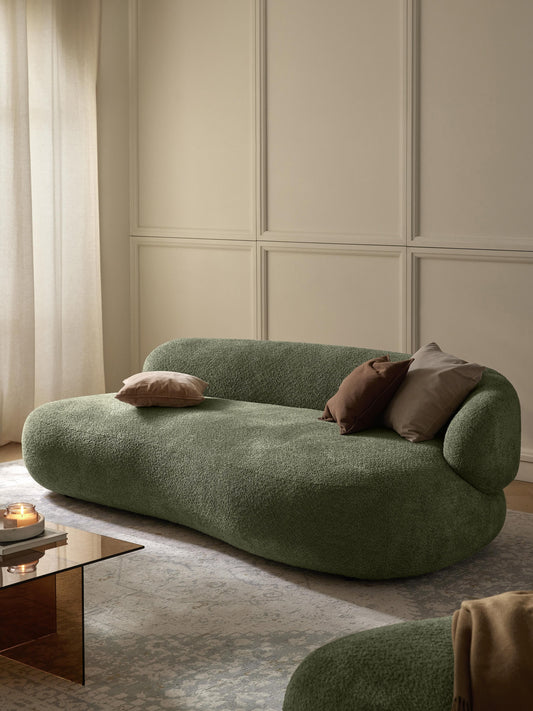 Alvira Teddy Bouclé Sofa (3-Seater)