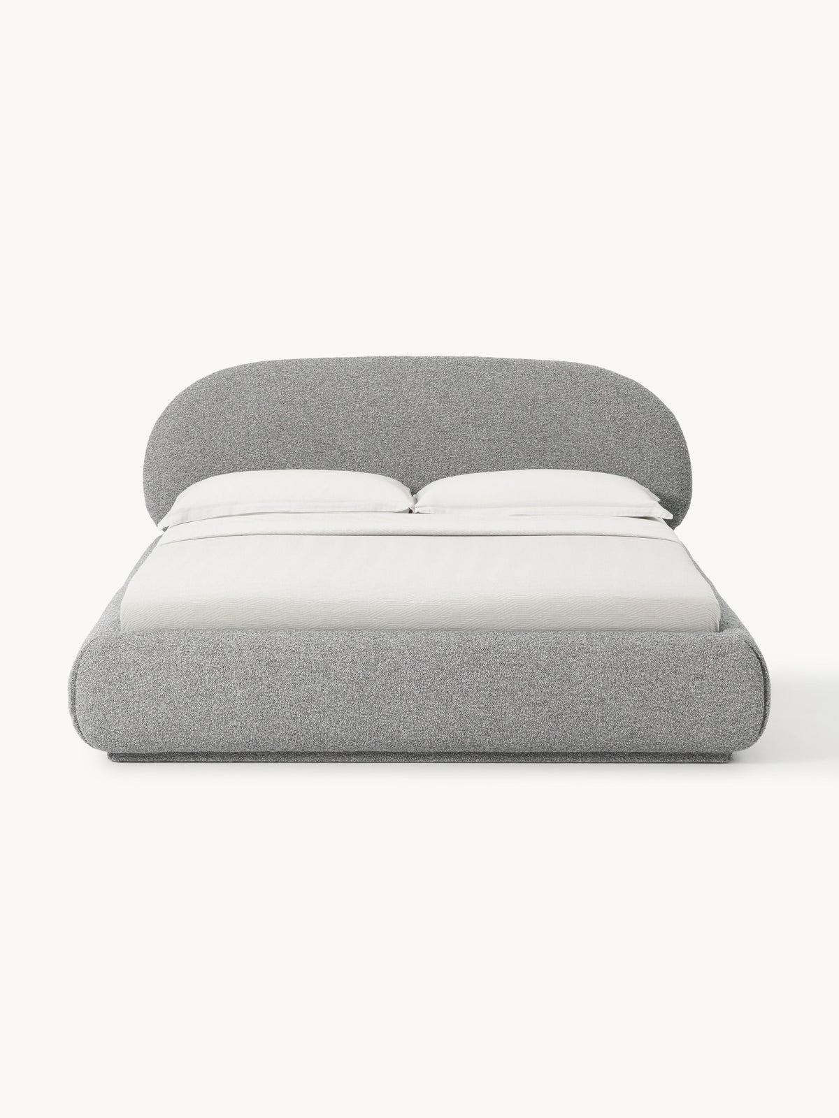 Alvira Upholstered Bed in Bouclé