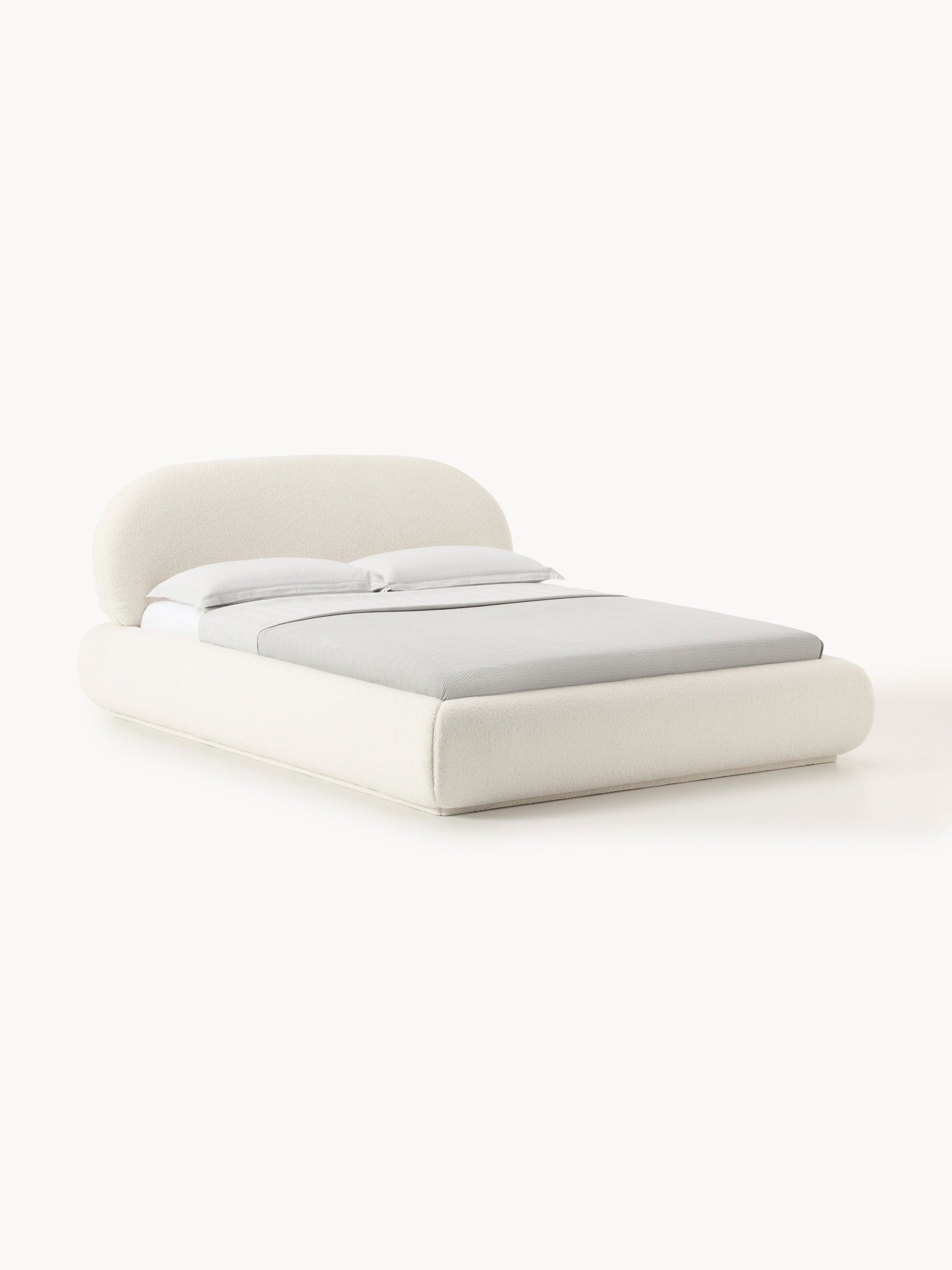 Alvira Upholstered Teddy Bed with Storage