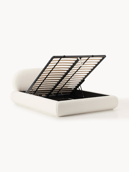 Alvira Upholstered Teddy Bed with Storage