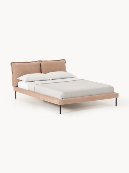 Amessana Teddy Bouclé Upholstered Bed