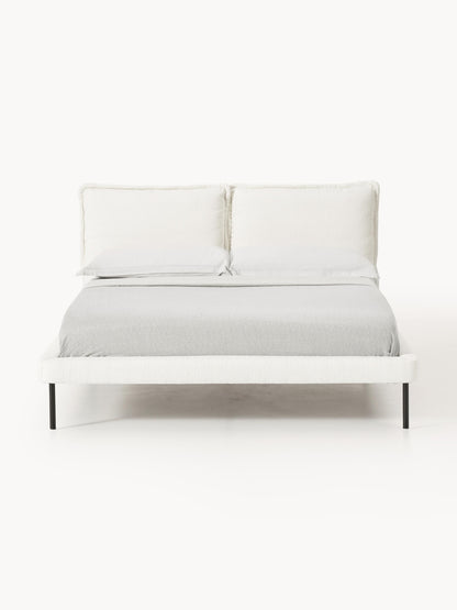Amessana Teddy Bouclé Upholstered Bed