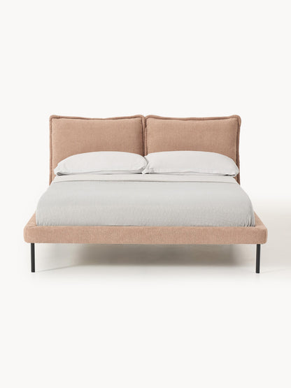 Amessana Teddy Bouclé Upholstered Bed