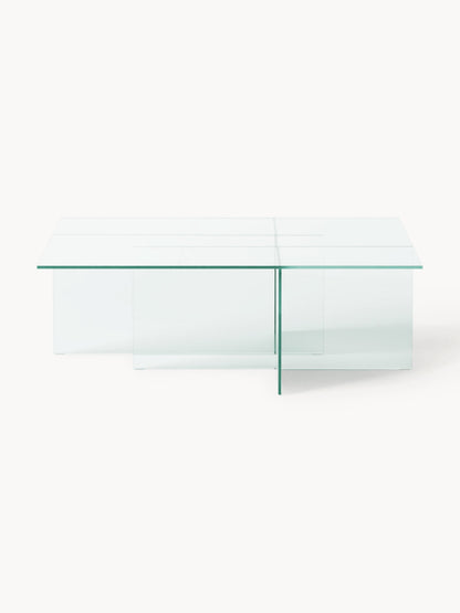 Anoursa Coffee Table in Glass, W 102 cm