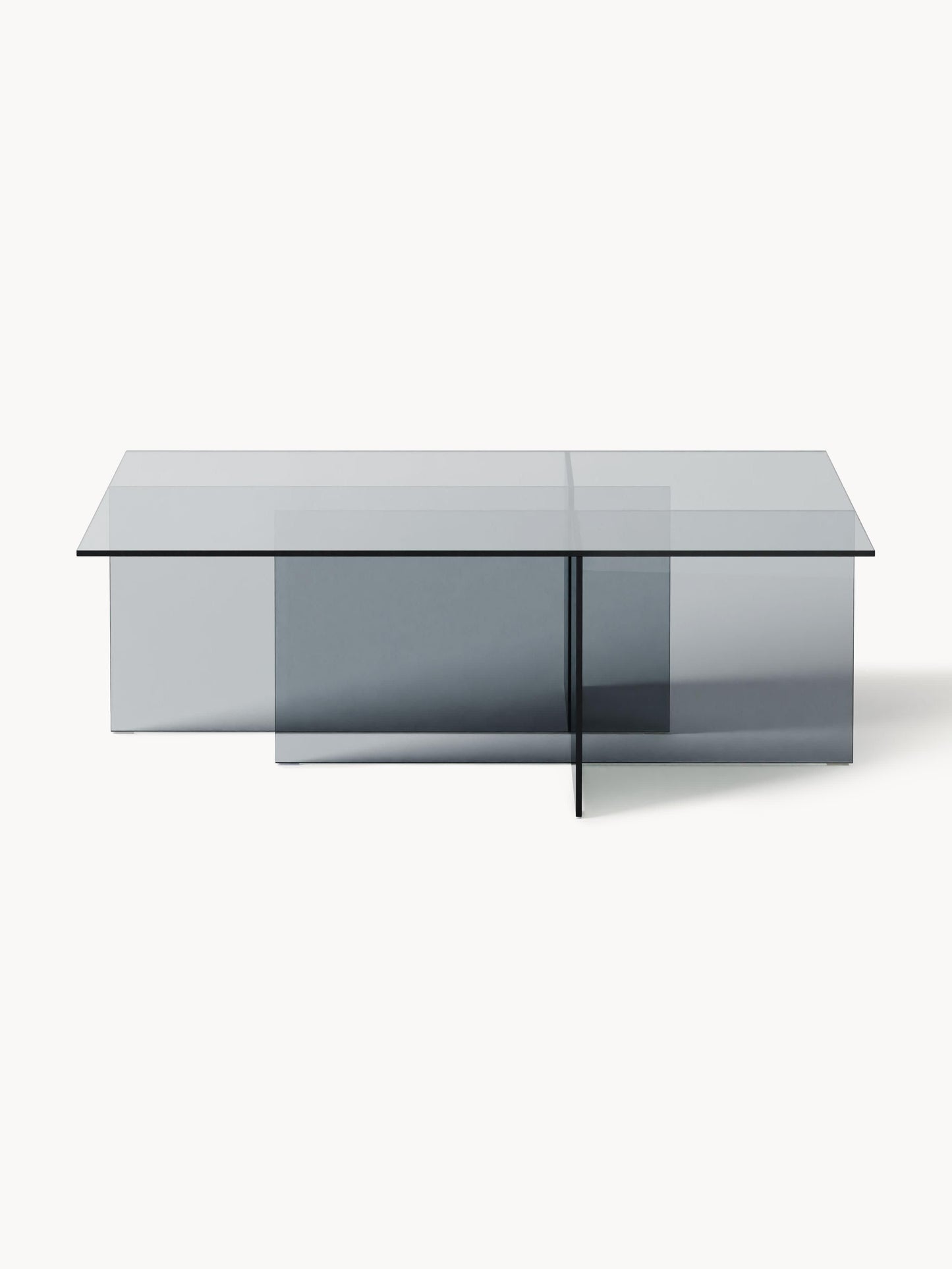 Anoursa Coffee Table in Glass, W 102 cm