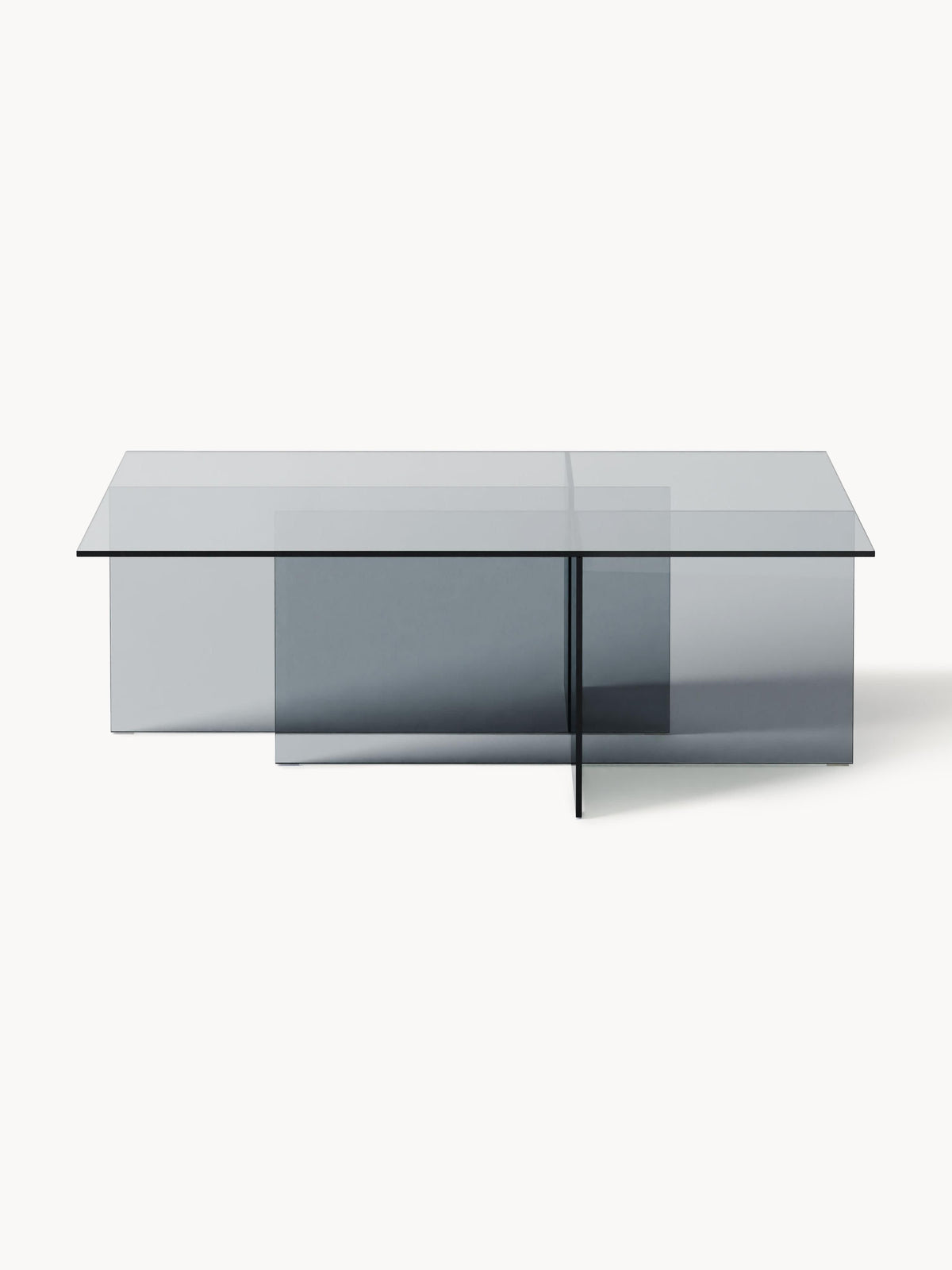 Anoursa Coffee Table in Glass, W 102 cm