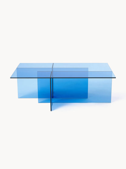 Anoursa Coffee Table in Glass, W 102 cm