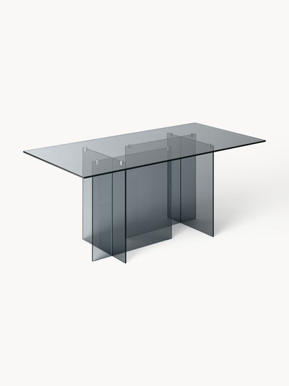 Anoursa Glass Dining Table, 180 x 90 cm