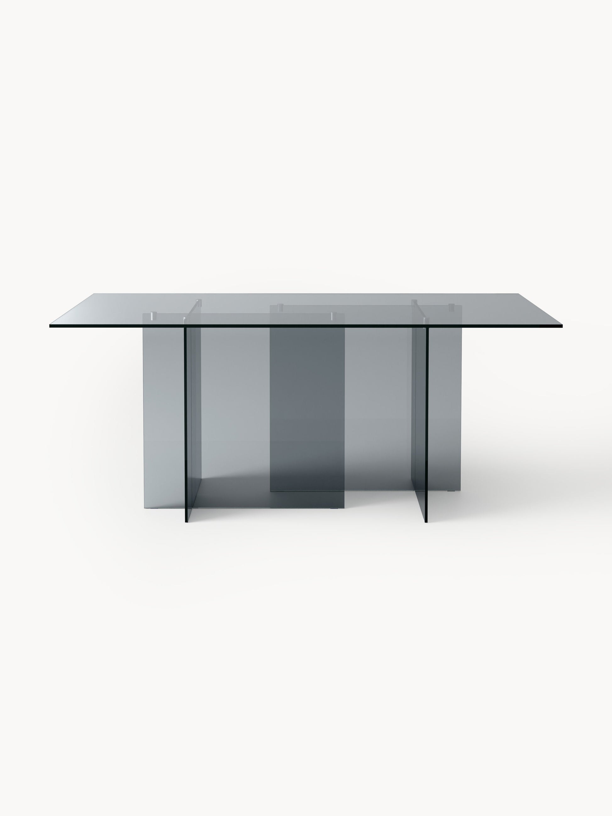 Anoursa Glass Dining Table, 180 x 90 cm