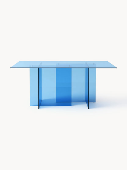 Anoursa Glass Dining Table, 180 x 90 cm