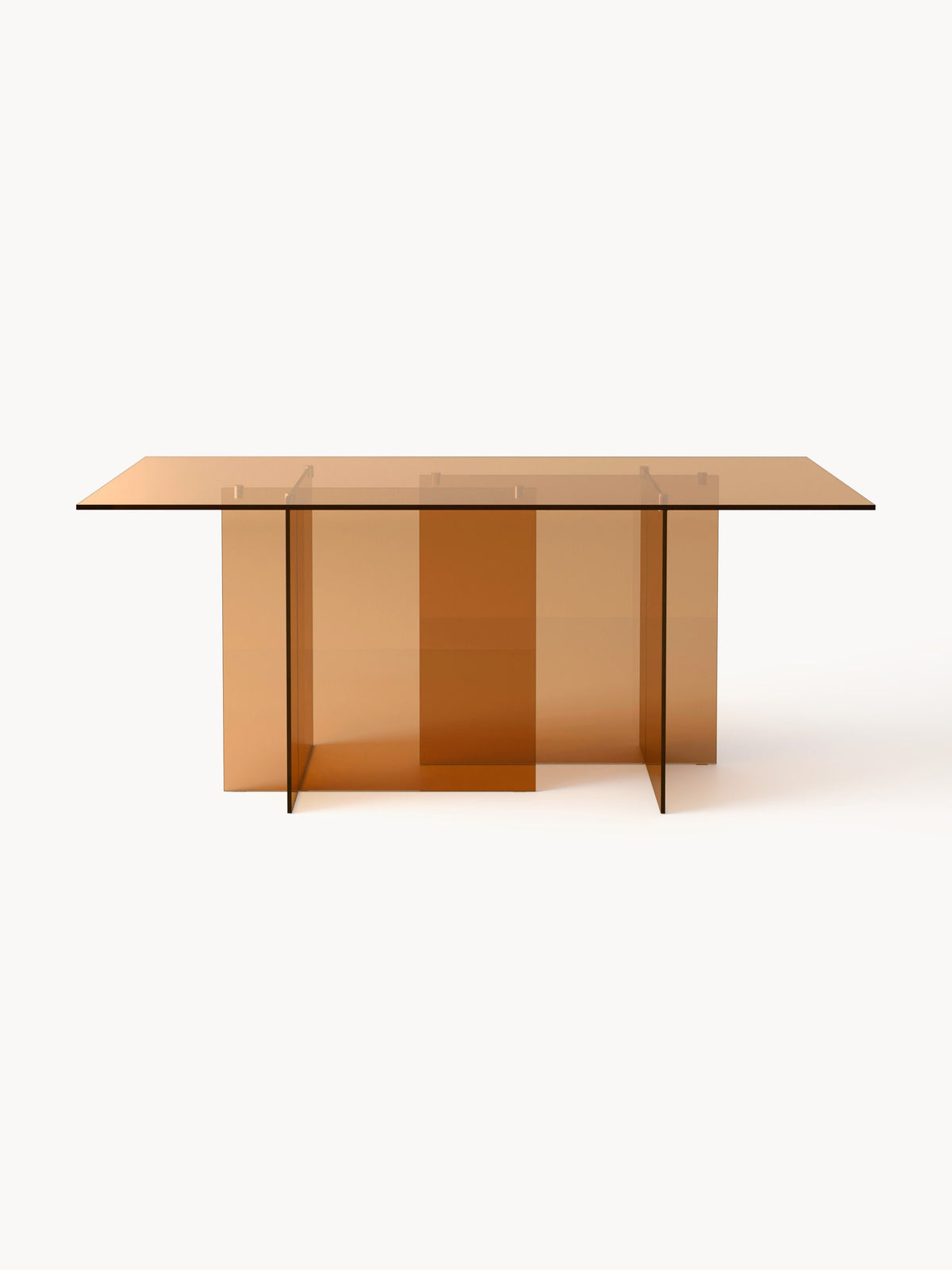 Anoursa Glass Dining Table, 180 x 90 cm